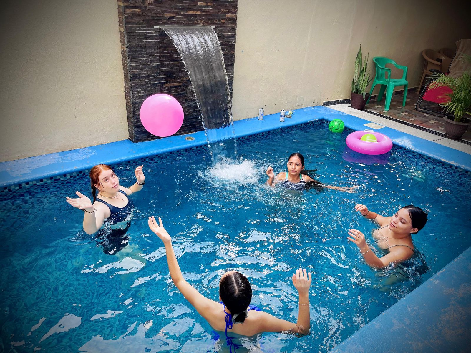 Vista desde el aire de Hotel & bungalows bugambilias en San Patricio Melaque jalisco