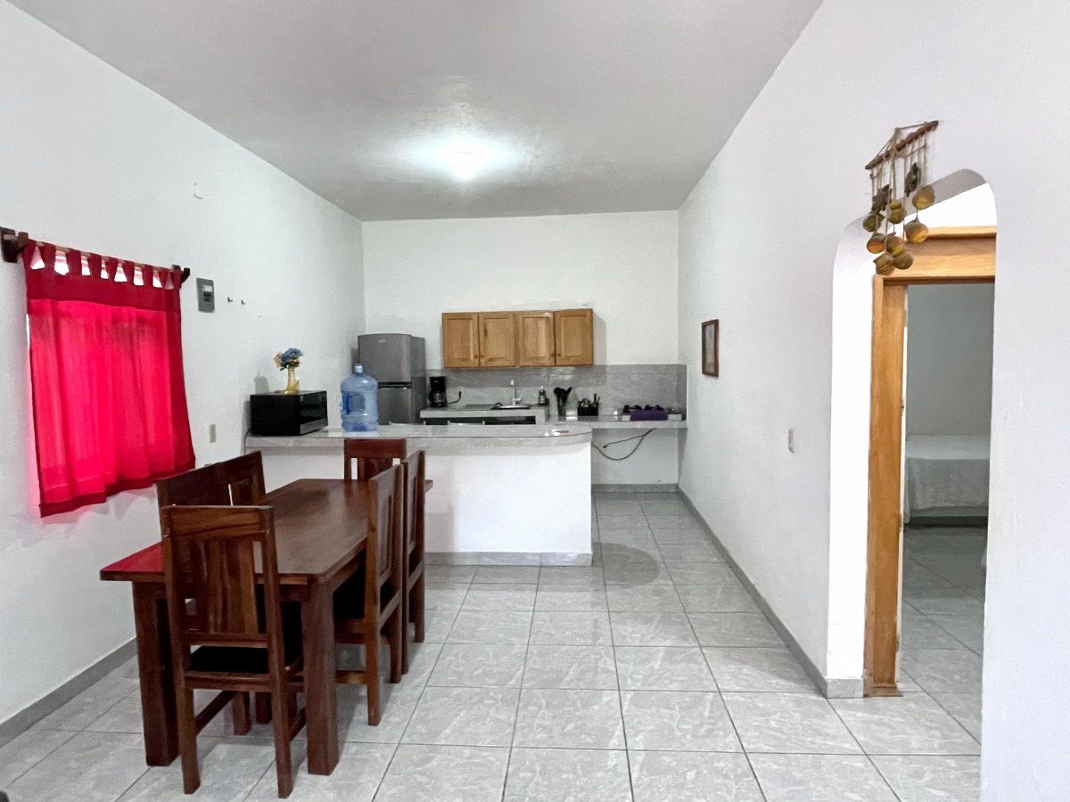 Comedor en bungalows bugambilias melaque